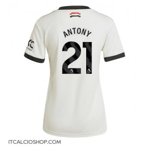 Manchester United Antony #21 Terza Maglia Femmina 2024-25 Manica Corta